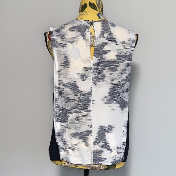 1. State Blue and White Tank Top Medium - Picture 3 of 6